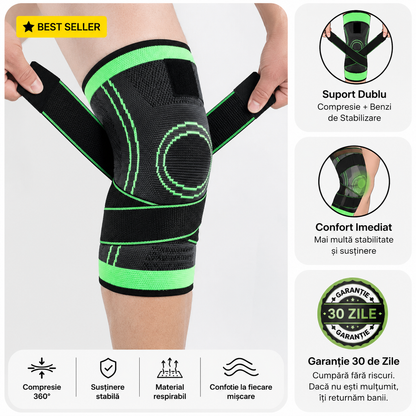 Genunchieră GenoFix™ – Susținere și Protecție pentru Genunchi
