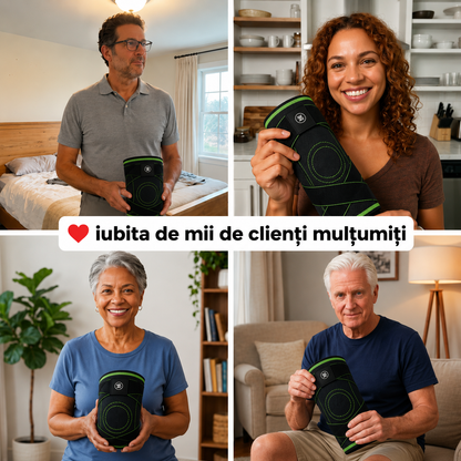 Genunchieră GenoFix™ – Susținere și Protecție pentru Genunchi