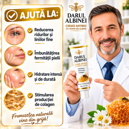 Cremă Darul Albinei™ ⭐ cu venin de albine (1+1 GRATIS)