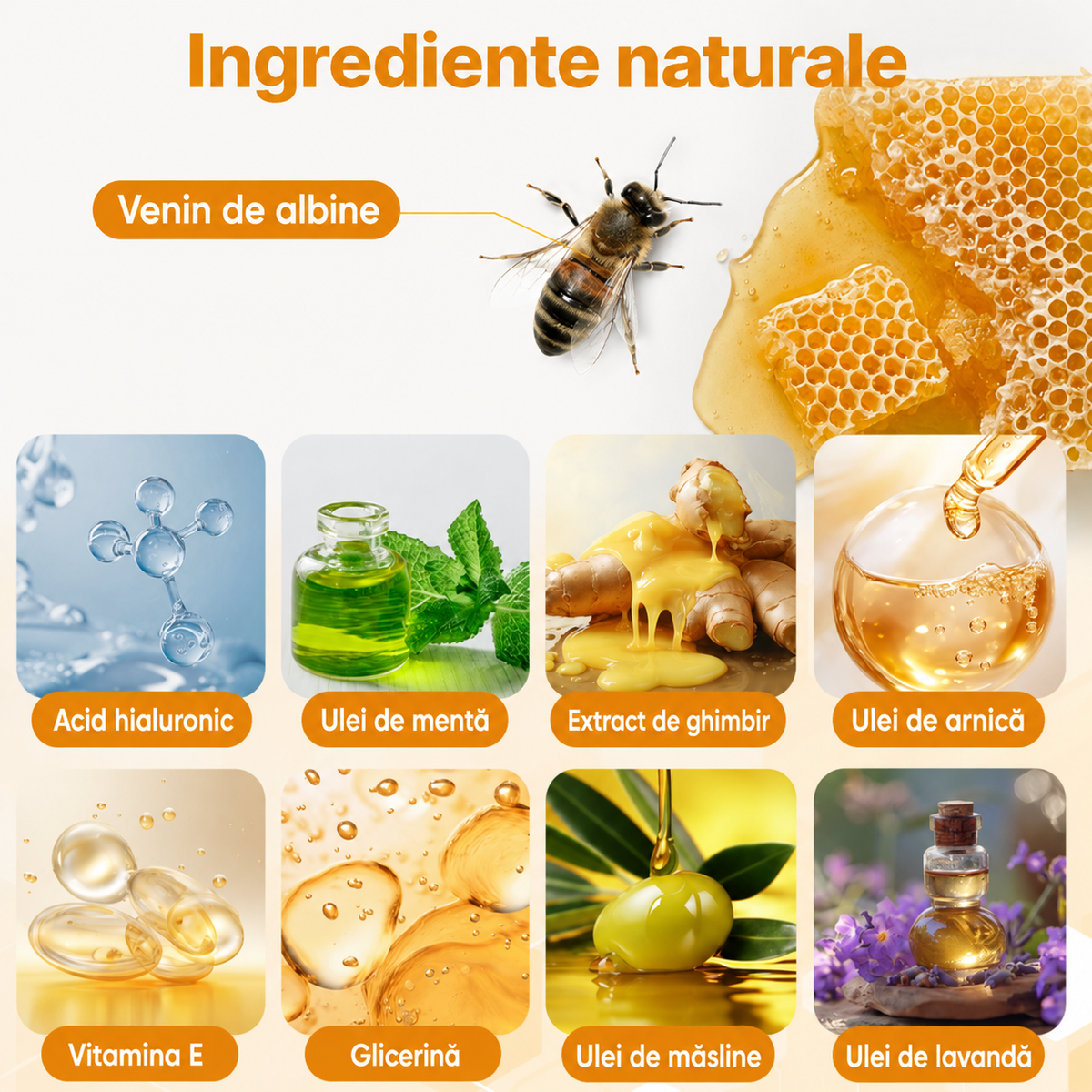 Cremă Darul Albinei™ ⭐ cu venin de albine (1+1 GRATIS)