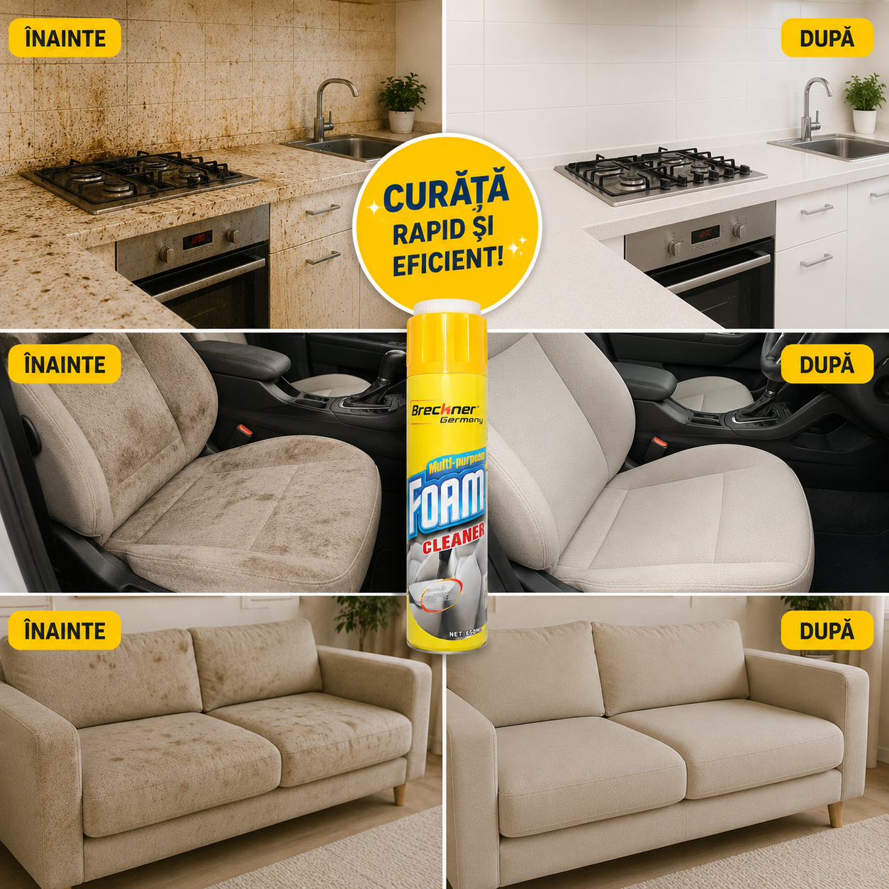 Spumă de curățat universală FOAM - 650 ml