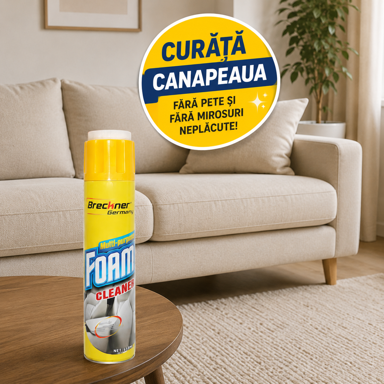 Spumă de curățat universală FOAM - 650 ml